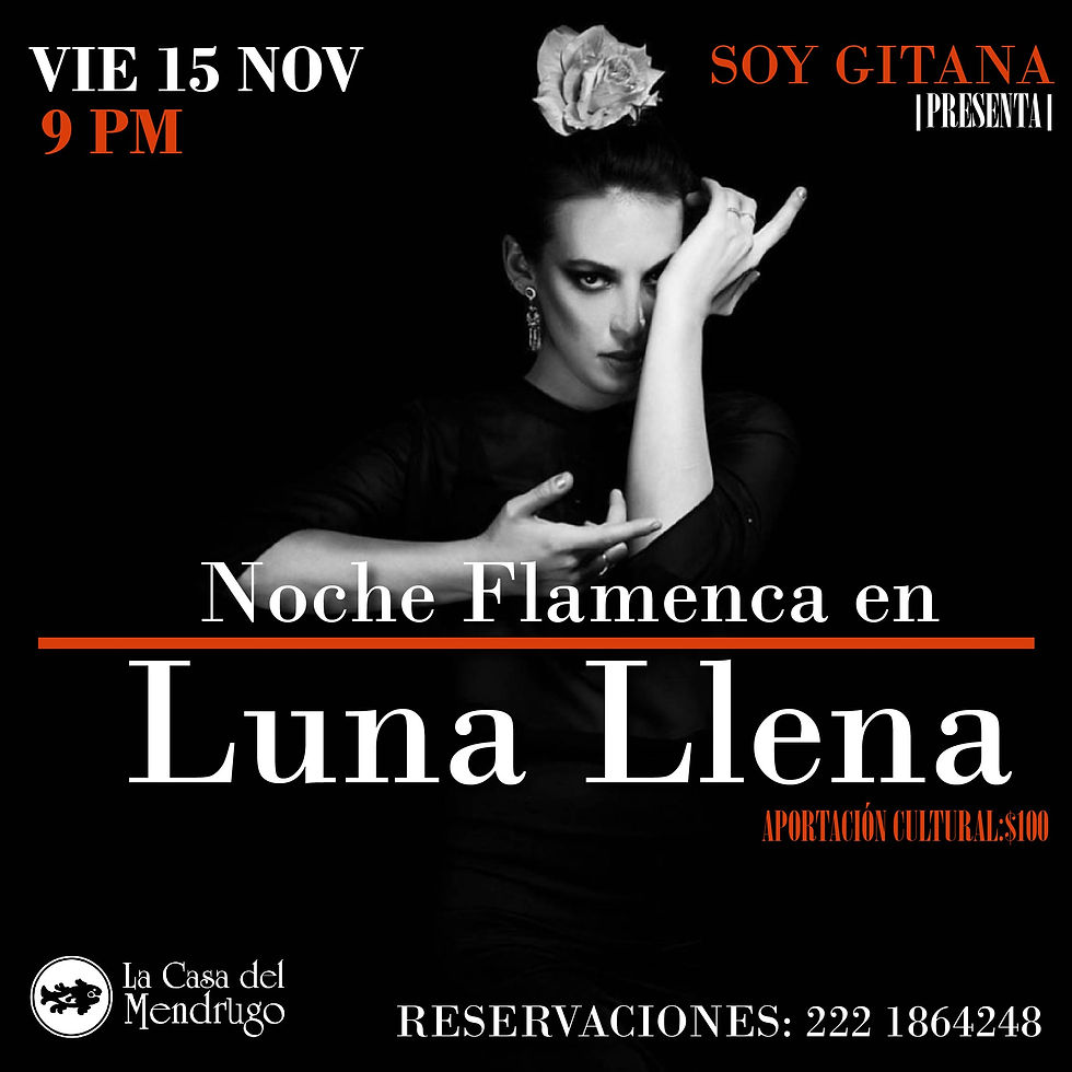 Soy Gitana presenta "Noche Flamenca en Luna Llena"