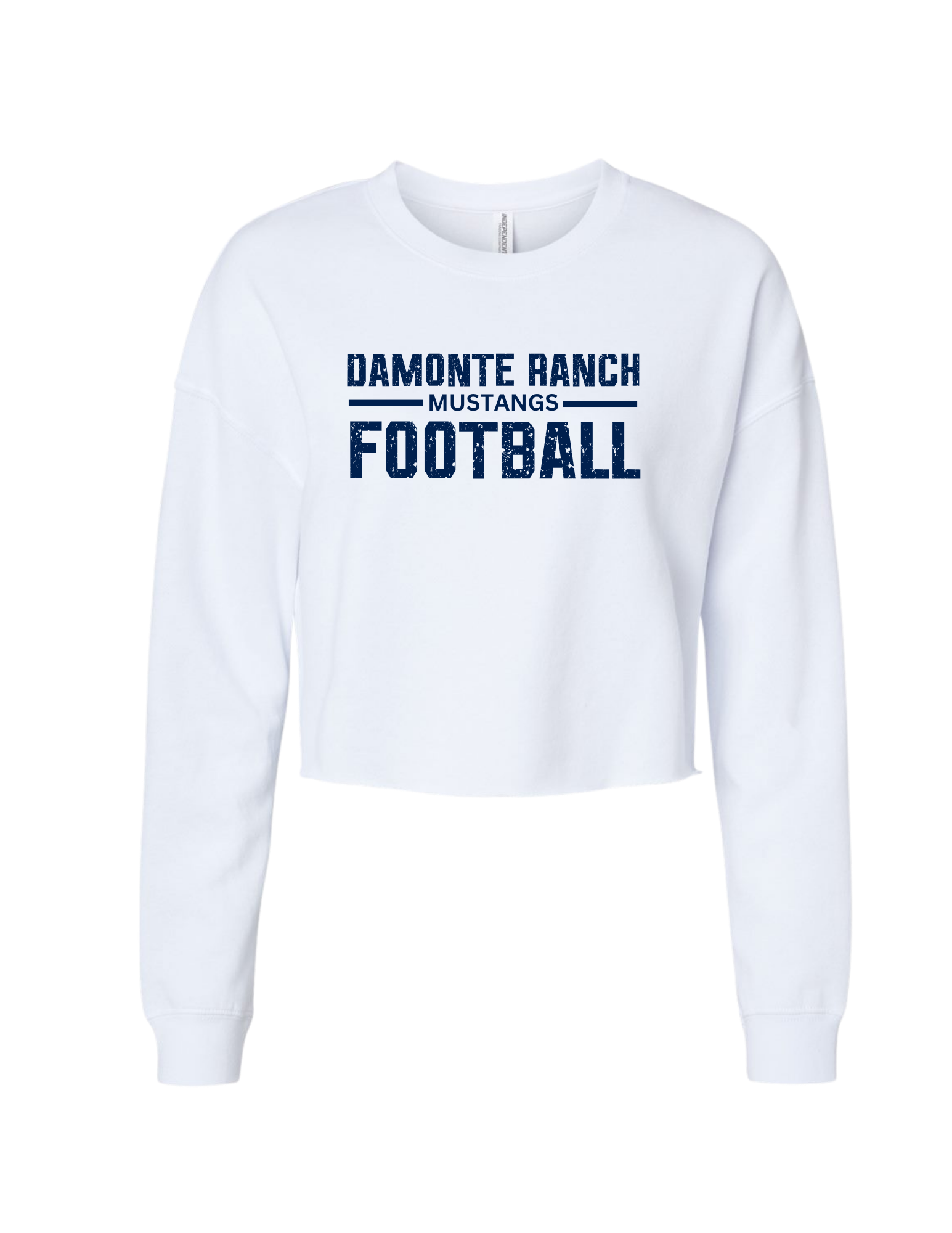 Damonte Ranch Football Women's Crop Crewneck