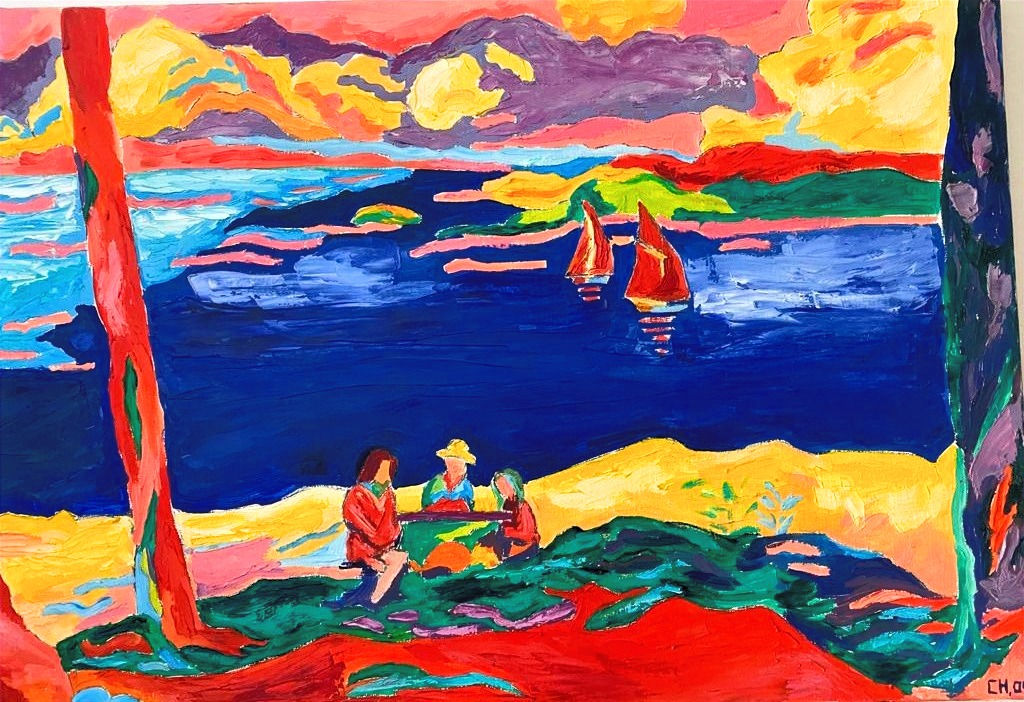 Ile aux Moines, pique-nique au Bois de la Chèvre