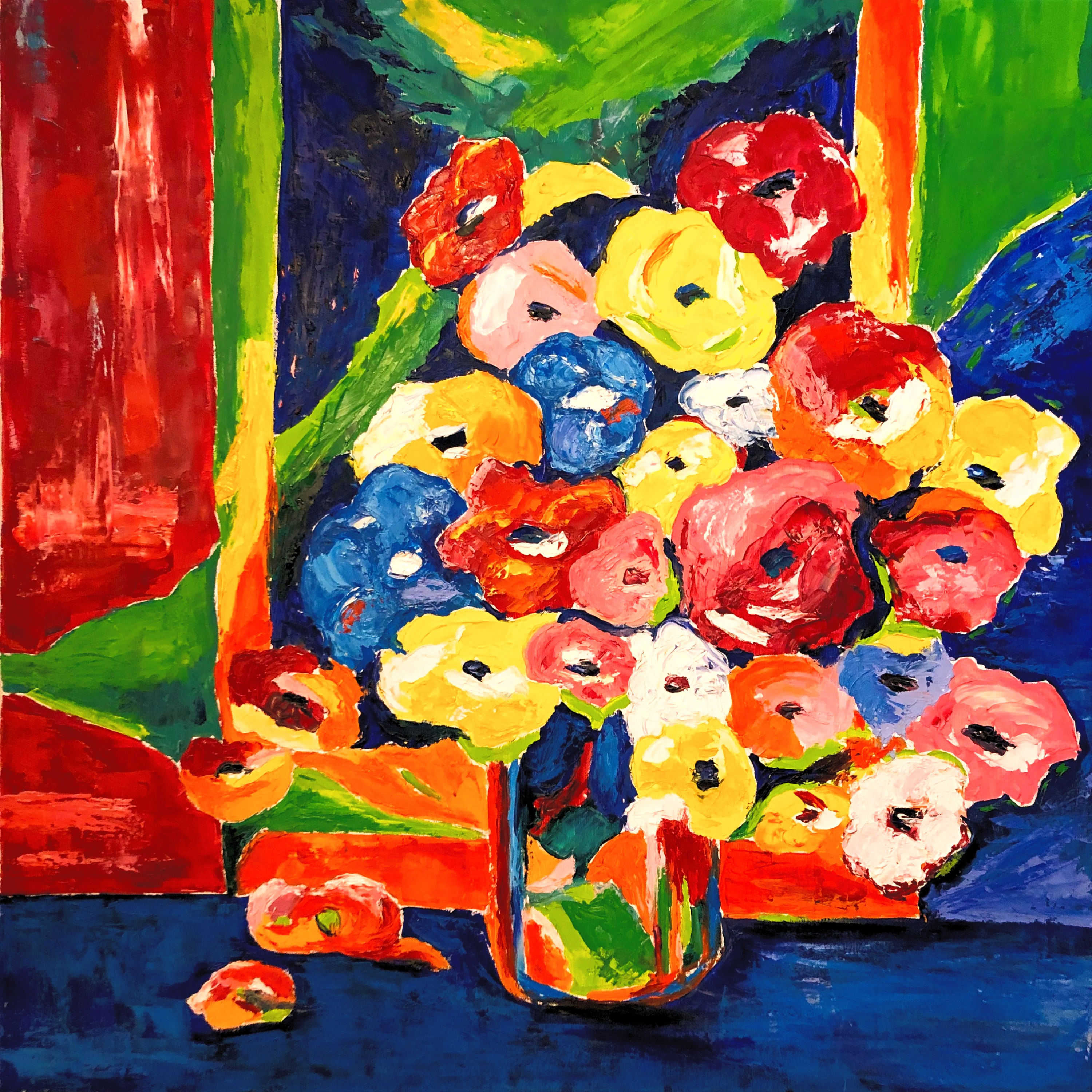 Grand bouquet fauve