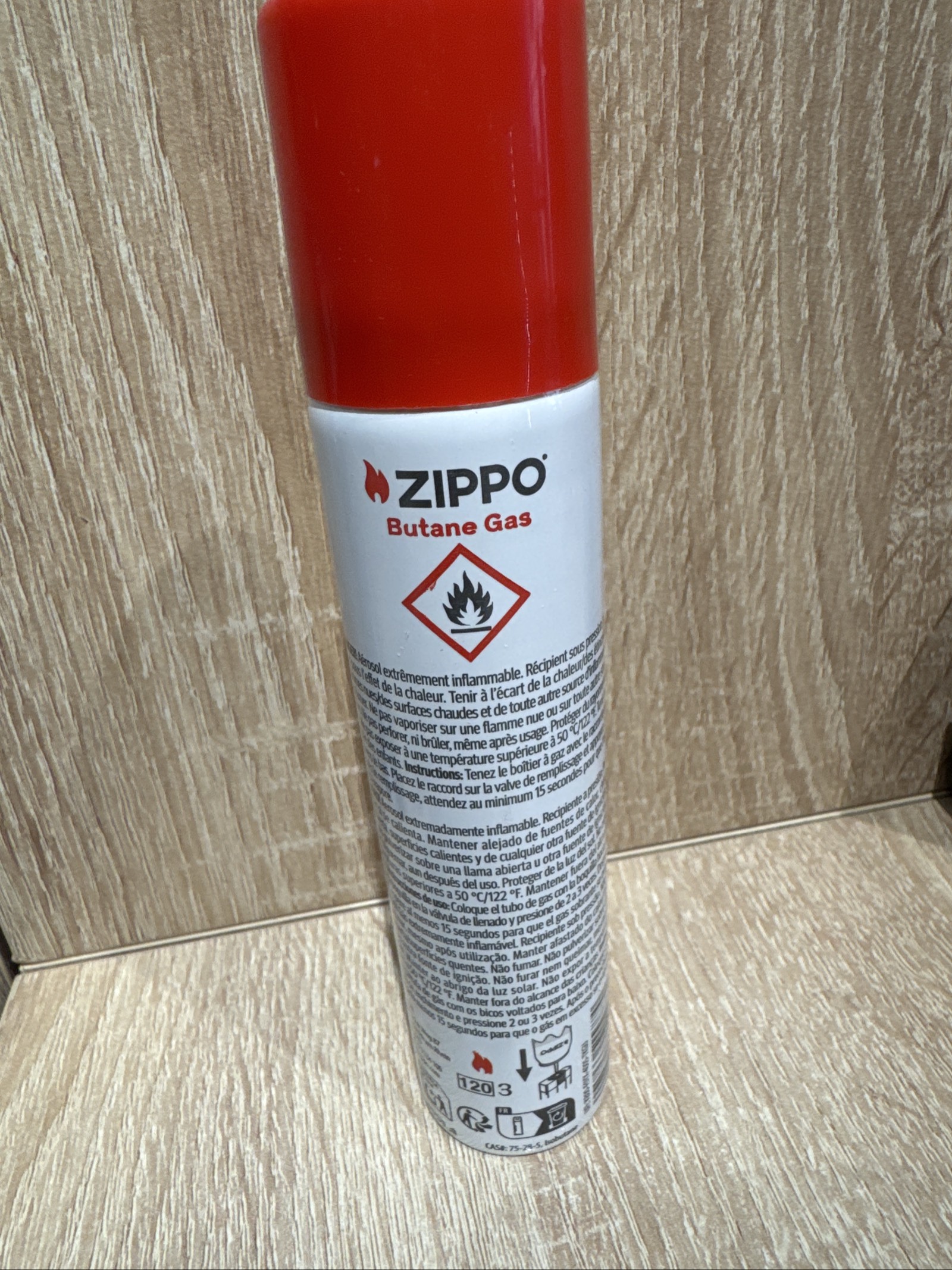 Recharge de gaz butane Zippo