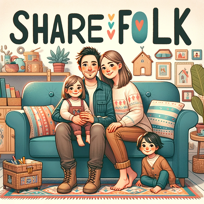 DALLΒ·E 2023-11-29 20.11.34 - Create an image representing ShareFolk, featuring a cozy and
