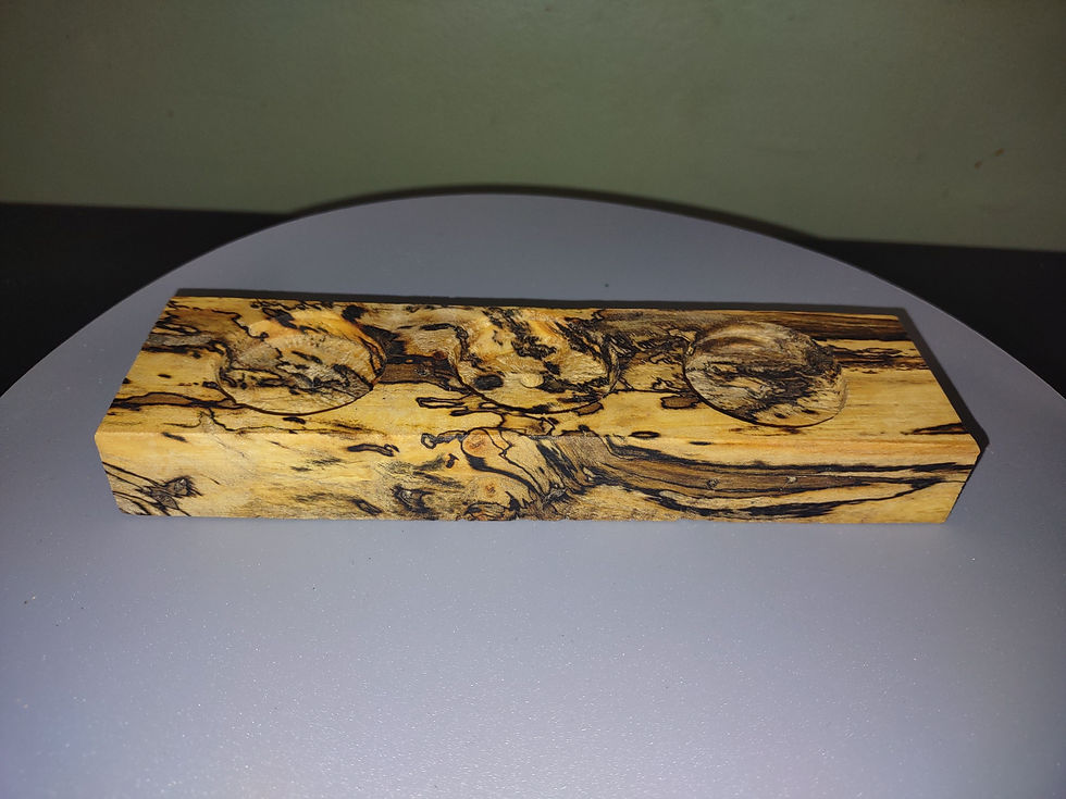 Thumbnail: Spalted maple tea light candle holders
