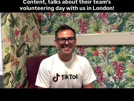Volunteer Testimonial: James Stafford, Global Head of Content, TikTok