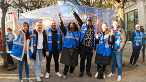 Teaming Up With Volunteers From Top Sports Agency, TEAM Marketing, To Fight Poverty in London