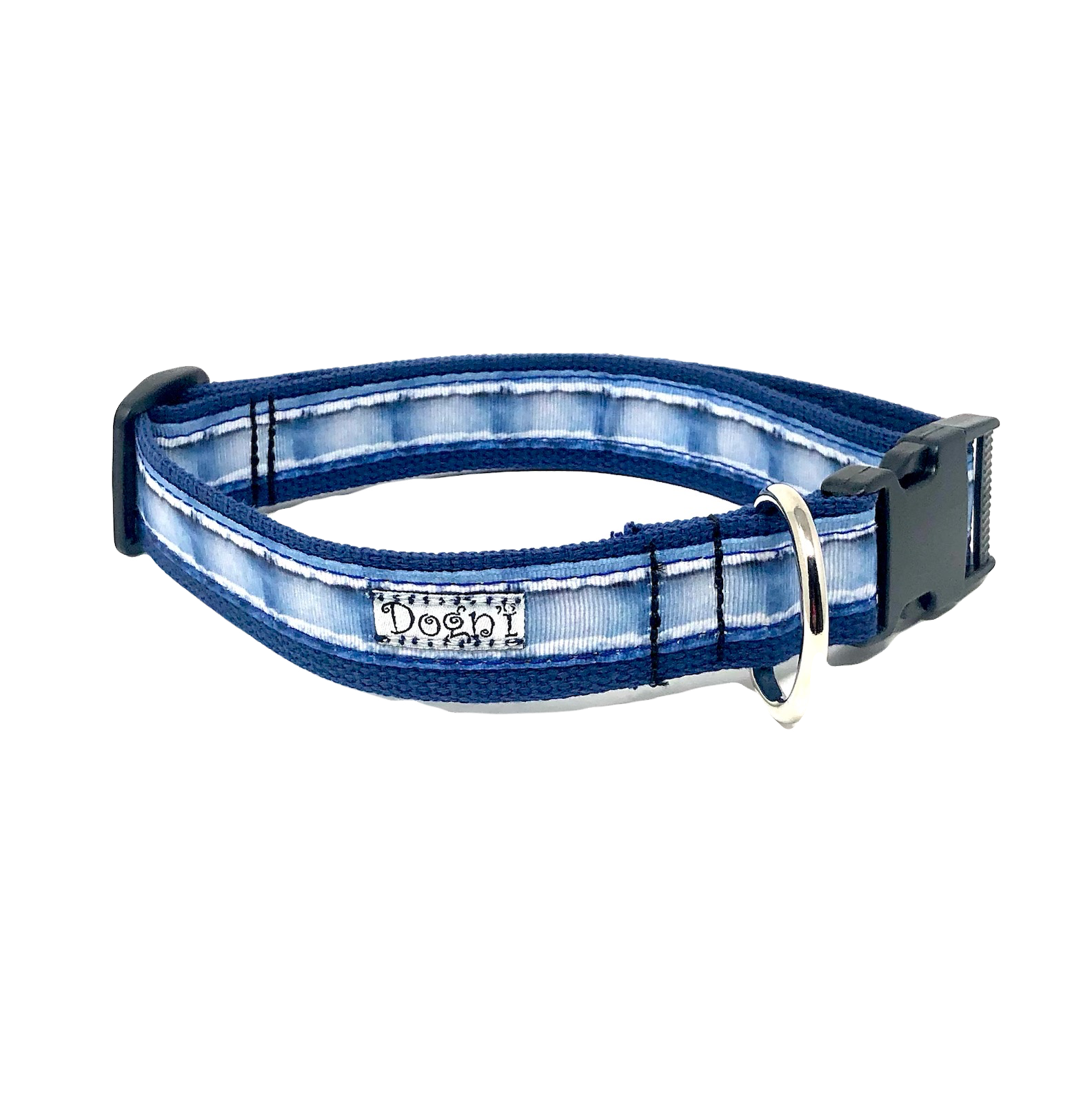 Stone Washed Denim Collar