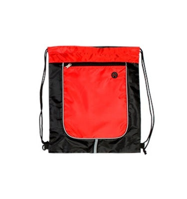 Miniatura: Morral de poliéster con cierre al frente y salida de audífonos