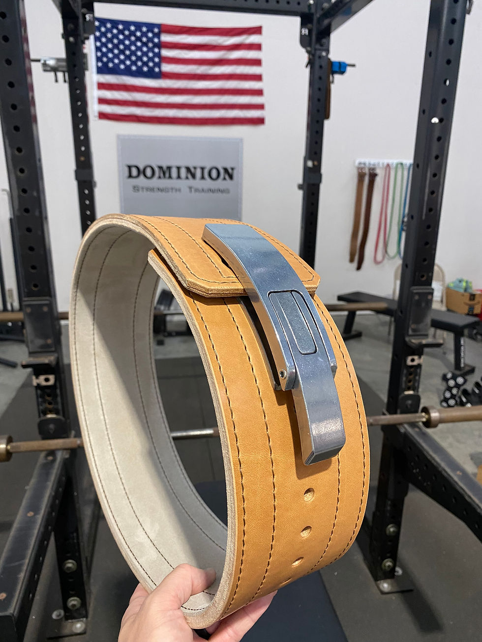 Thumbnail: 4in Lever Double Ply Weightlifting Belt
