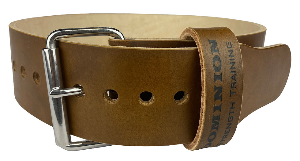 Thumbnail: Hand-Dyed Solid Color 3 Inch Single Ply Belts
