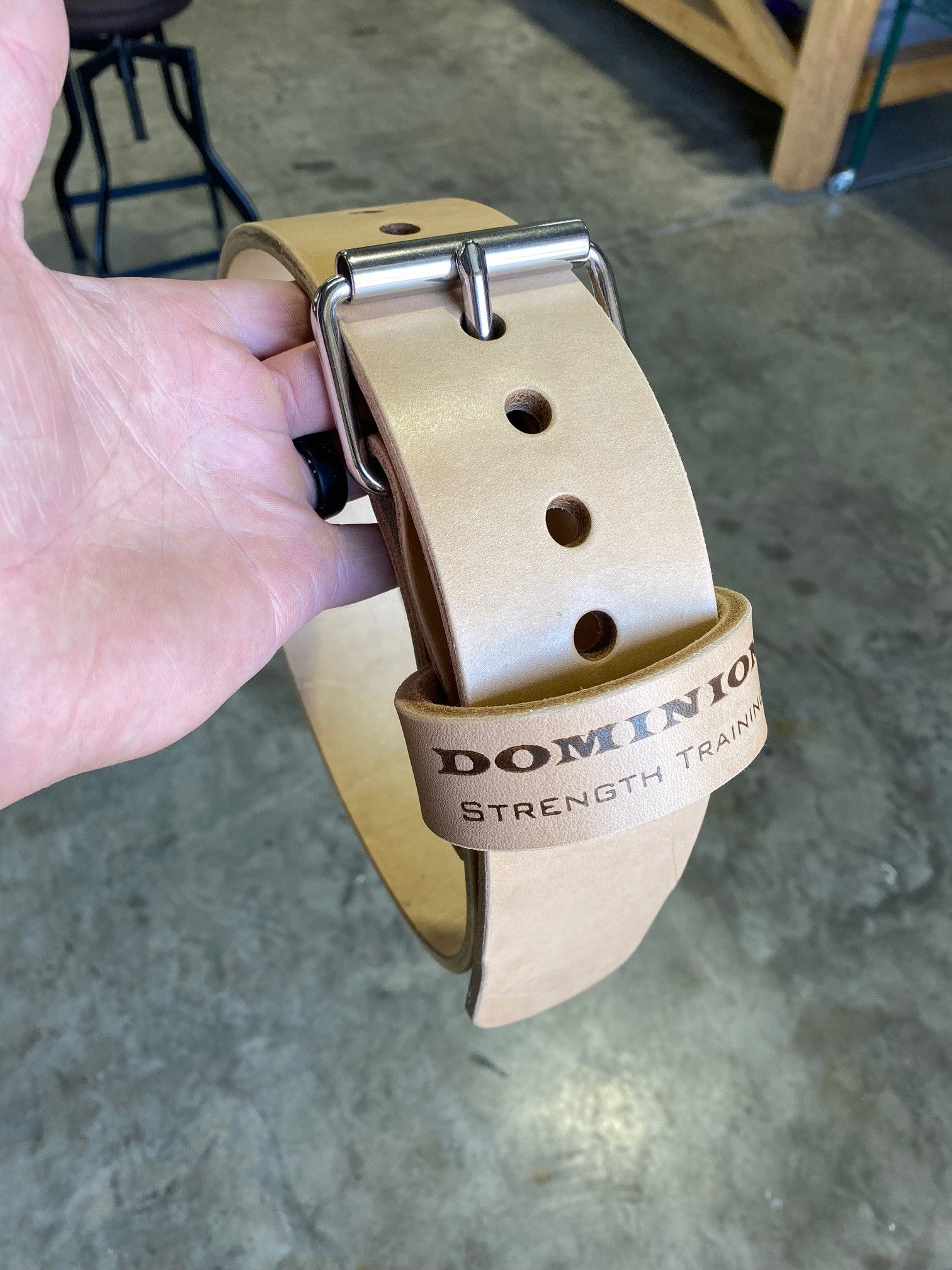 2.5 in Single Ply Leather Weightlifting Belts