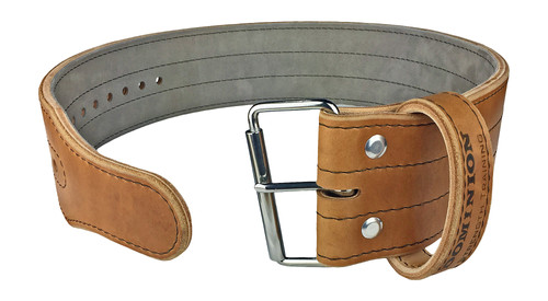 Dominion 4in Double Ply Leather Weightlifting Belt Single Prong