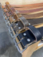 Thumbnail: Hand-Dyed Solid Color 3 Inch Single Ply Belts