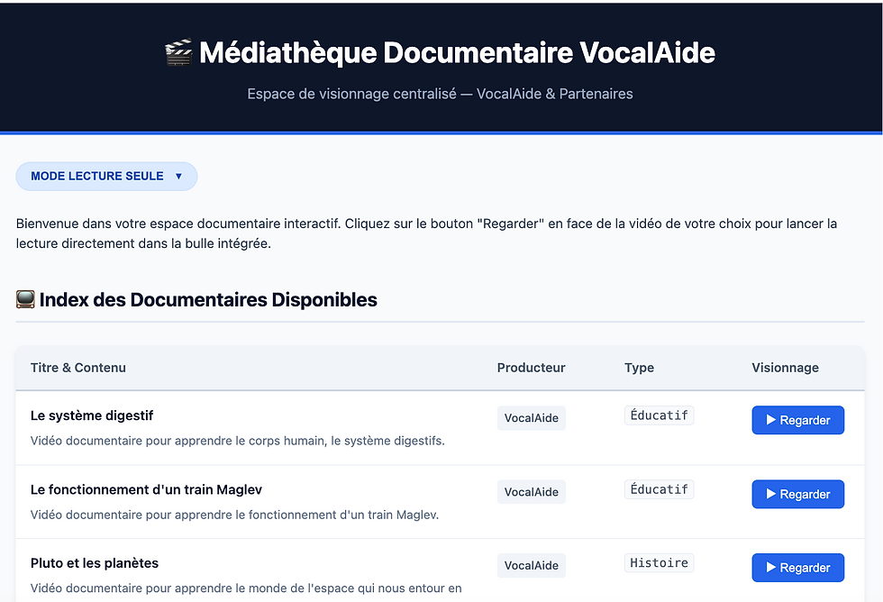 🎬✨ Nouvelle mise en page pour la section Vidéos !