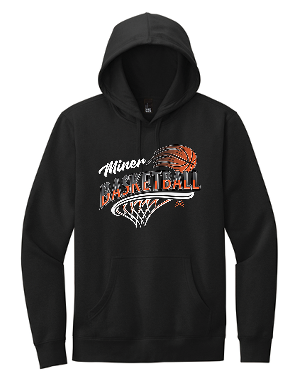 Black Miner Basketball Hoodie