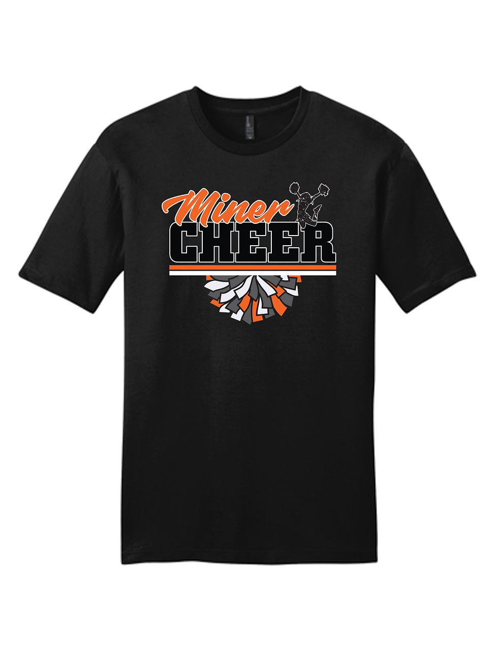 Thumbnail: Centerville Miner WINTER T-shirts in Black, Gray, White, Adult, Youth