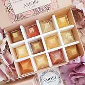 chocolate pyramids, mithai, gift box