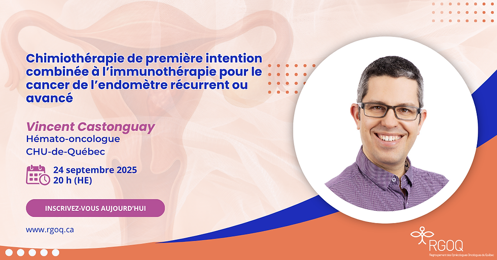 Chimiothérapie de première intention combinée à l’immunothérapie pour le cancer de l’endomètre récurrent ou avancé