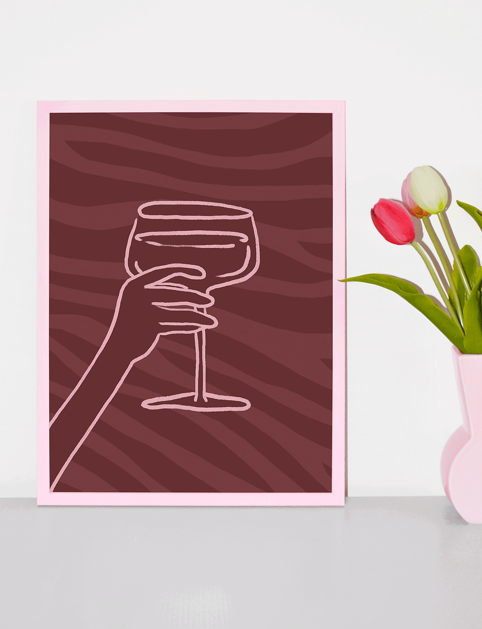 Thumbnail: Zebra Cheers - Poster