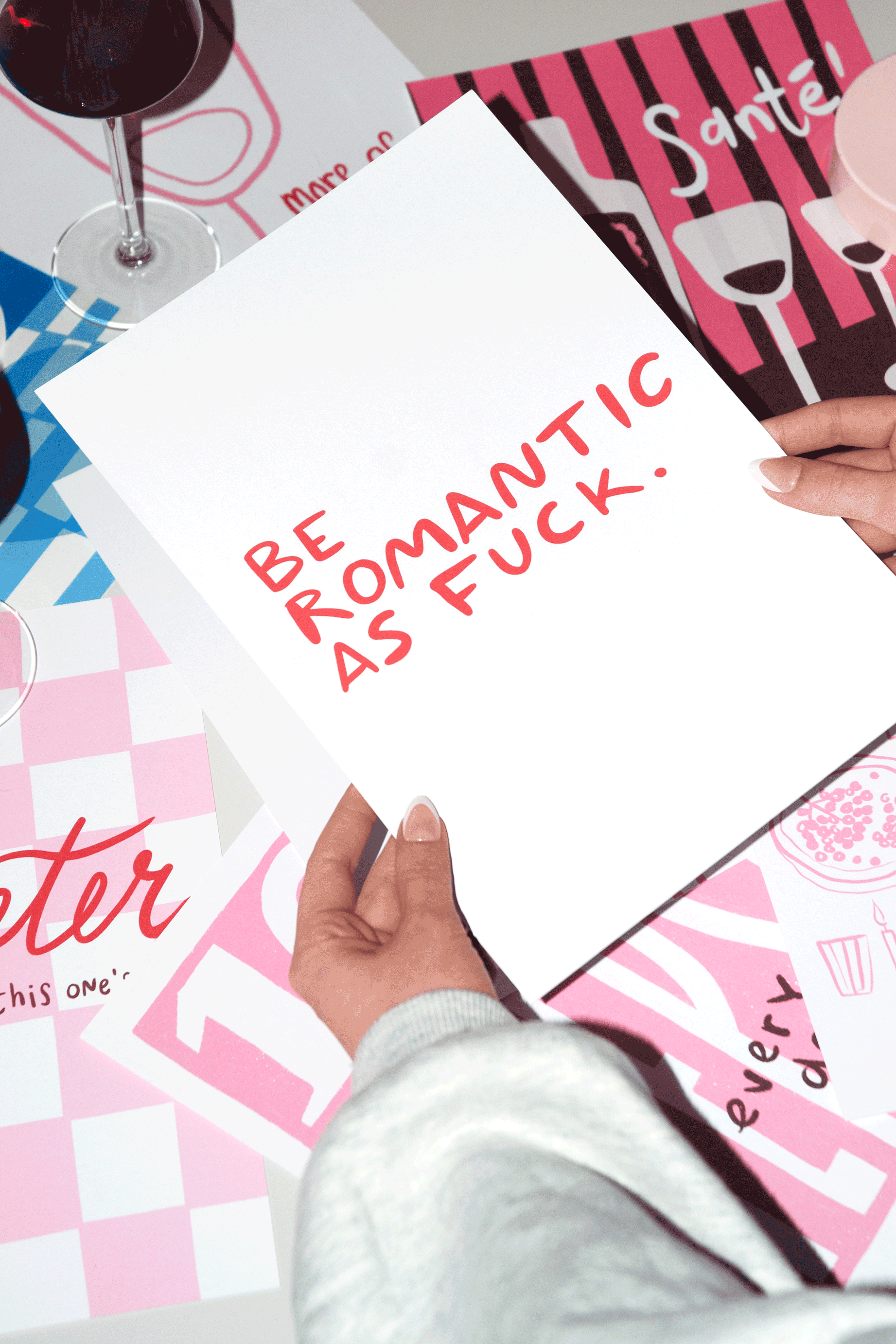 Be romantic as fuck - Poster