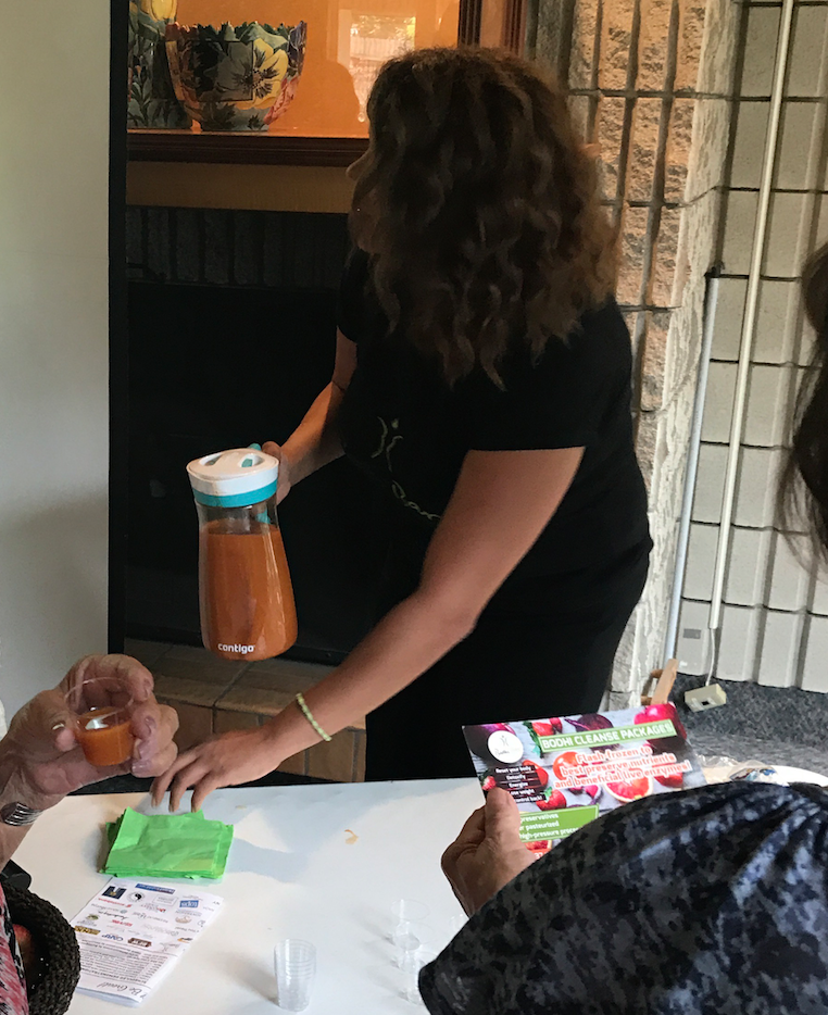 Good Living Show Bodhi Bar sampling