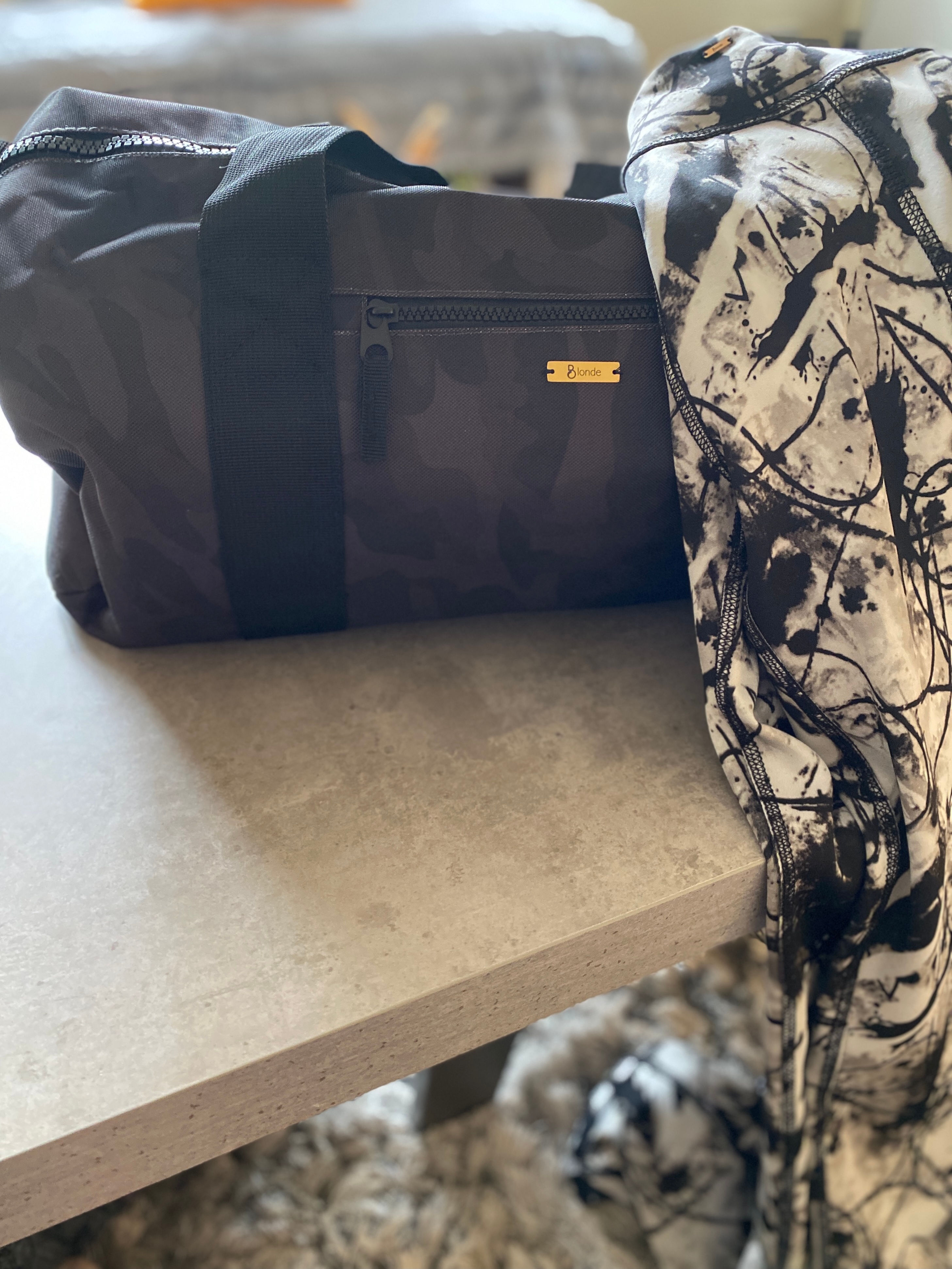 The Midnight Camo Workout or Weekender BoB Bag ONE LEFT