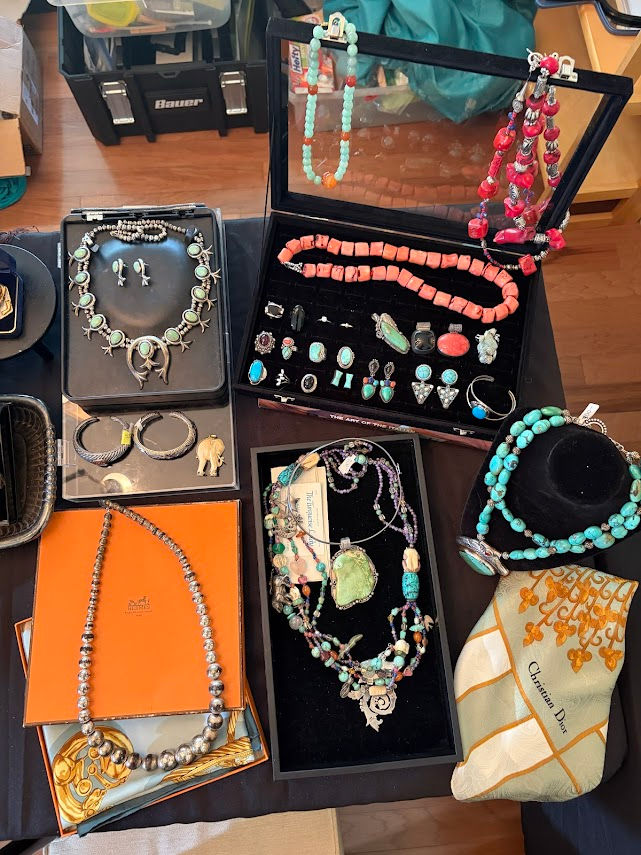 Victorian Vibes, 68 Mustang with Crystal, Turquoise & Bunny Treasures