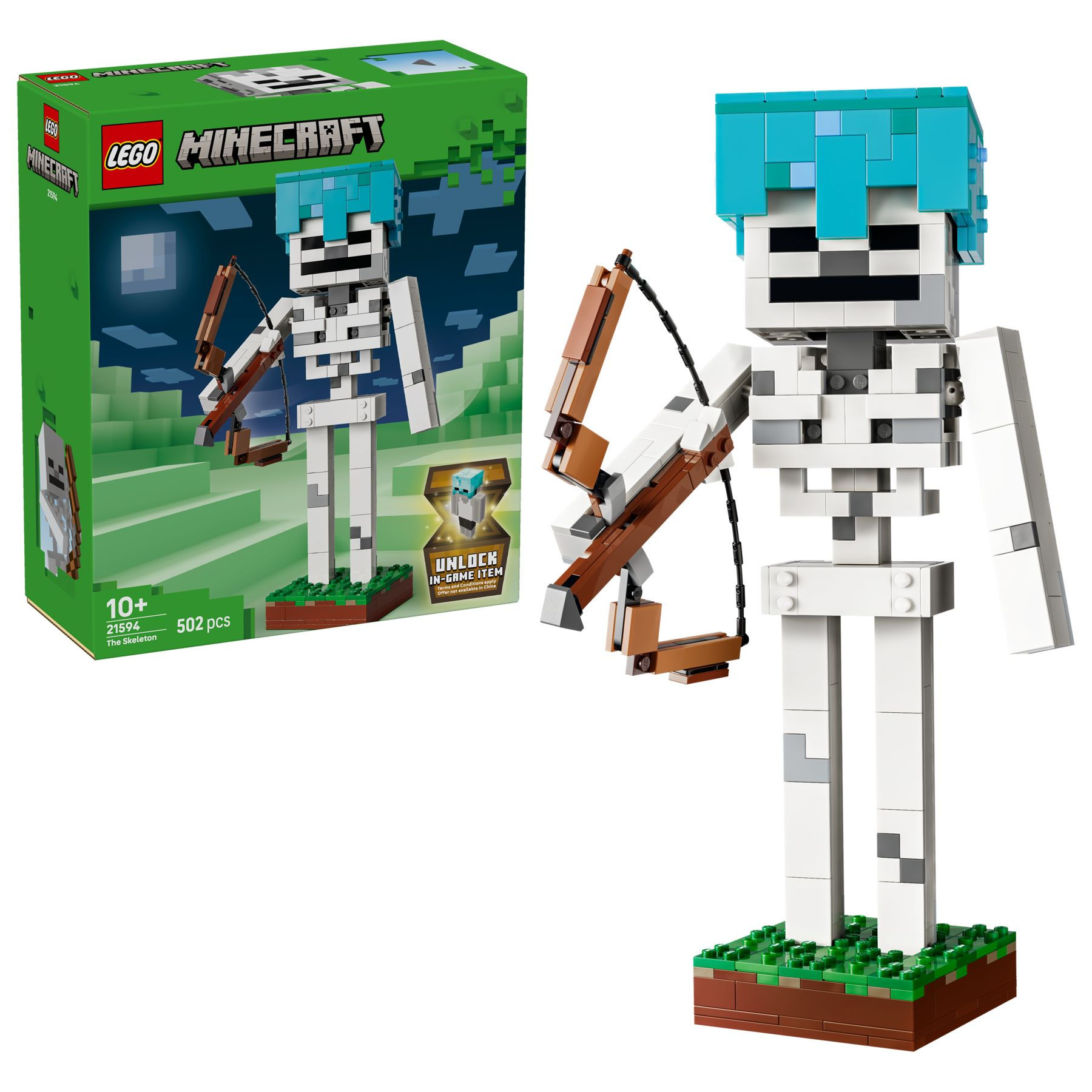 LEGO® Minecraft 21594 Das Skelett