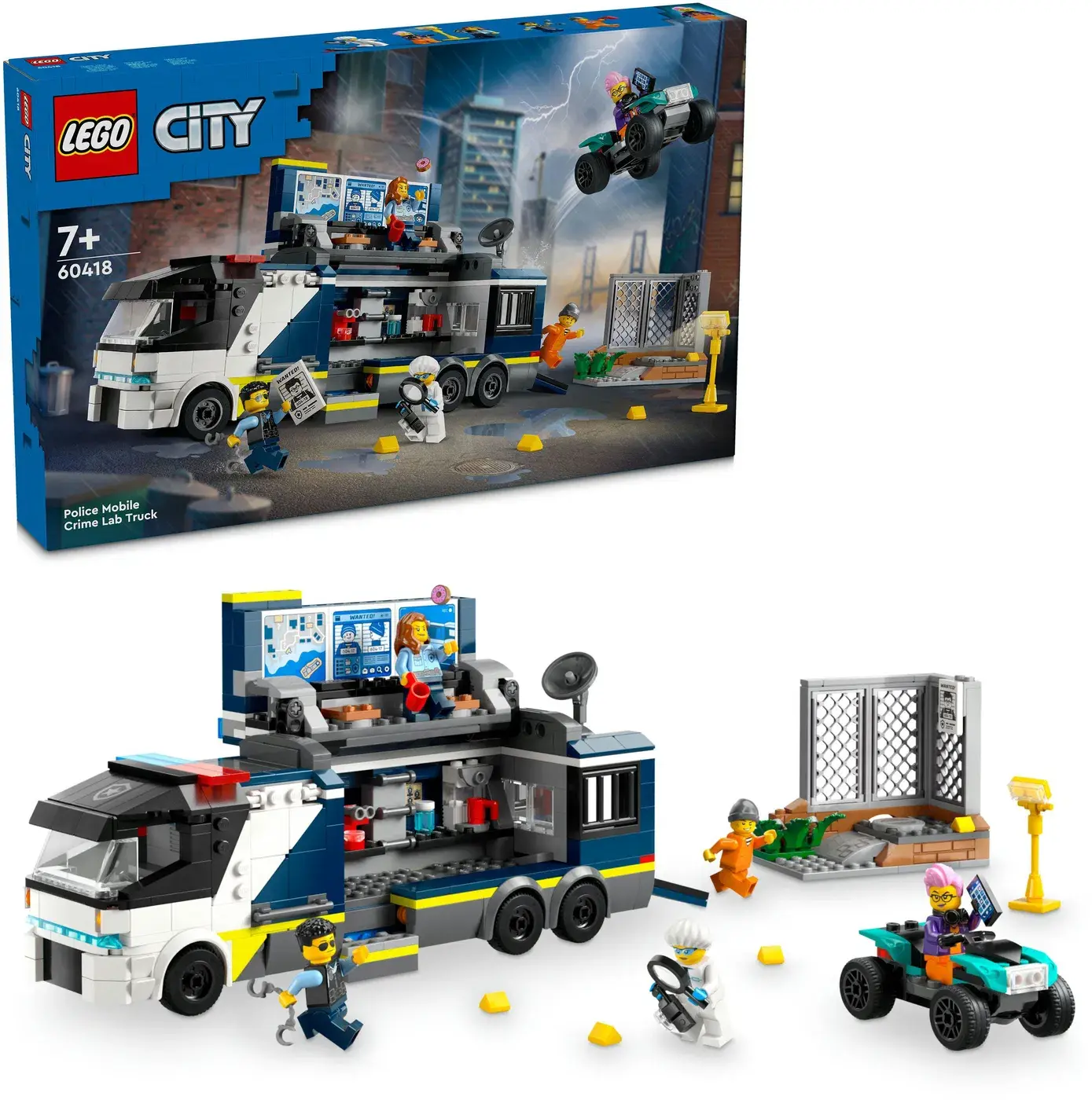 LEGO® City 60418 Polizeitruck mit Labor