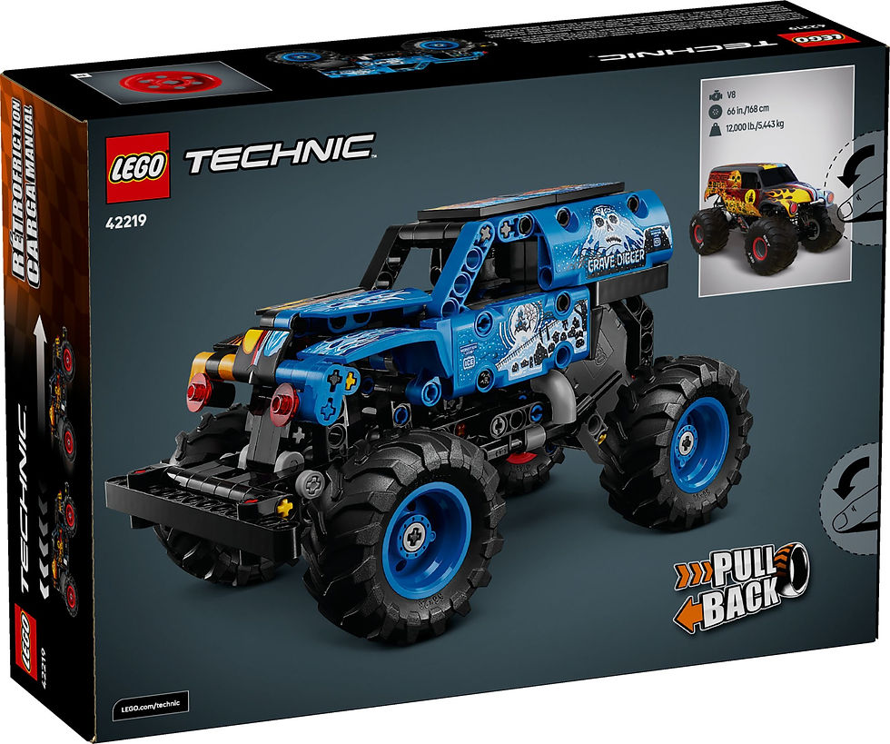 Miniaturbild: LEGO® Technic 42219 Monster Jam™ Grave Digger™ Feuer und Eis