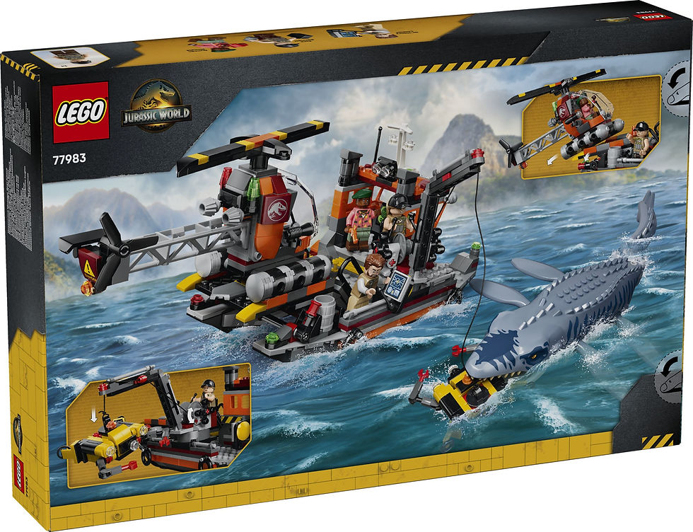 Miniaturbild: LEGO® Jurassic World 77983 Mosasaurier-Angriff auf das Boot