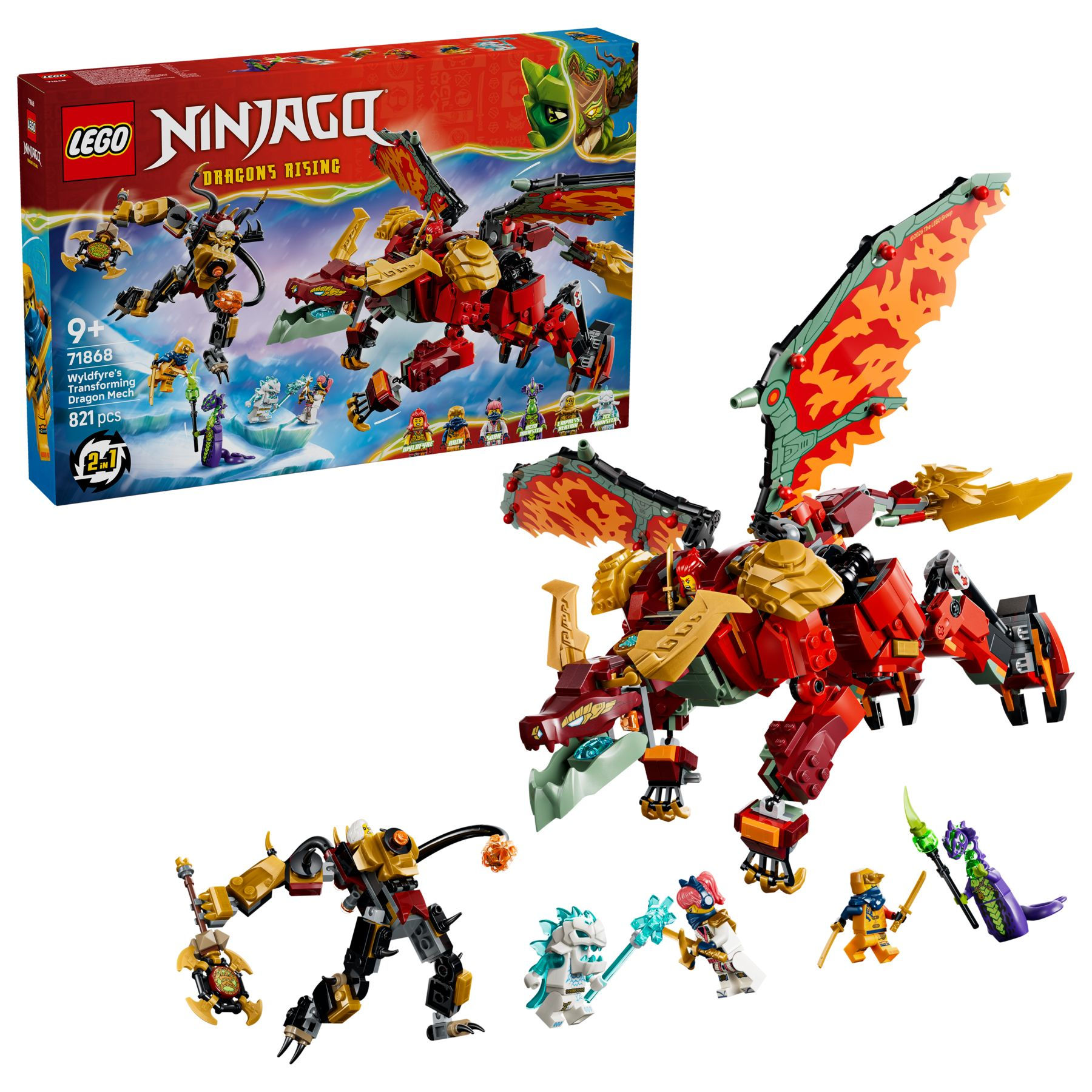 LEGO® Ninjago 71868 Wyldfyres Drachenmech