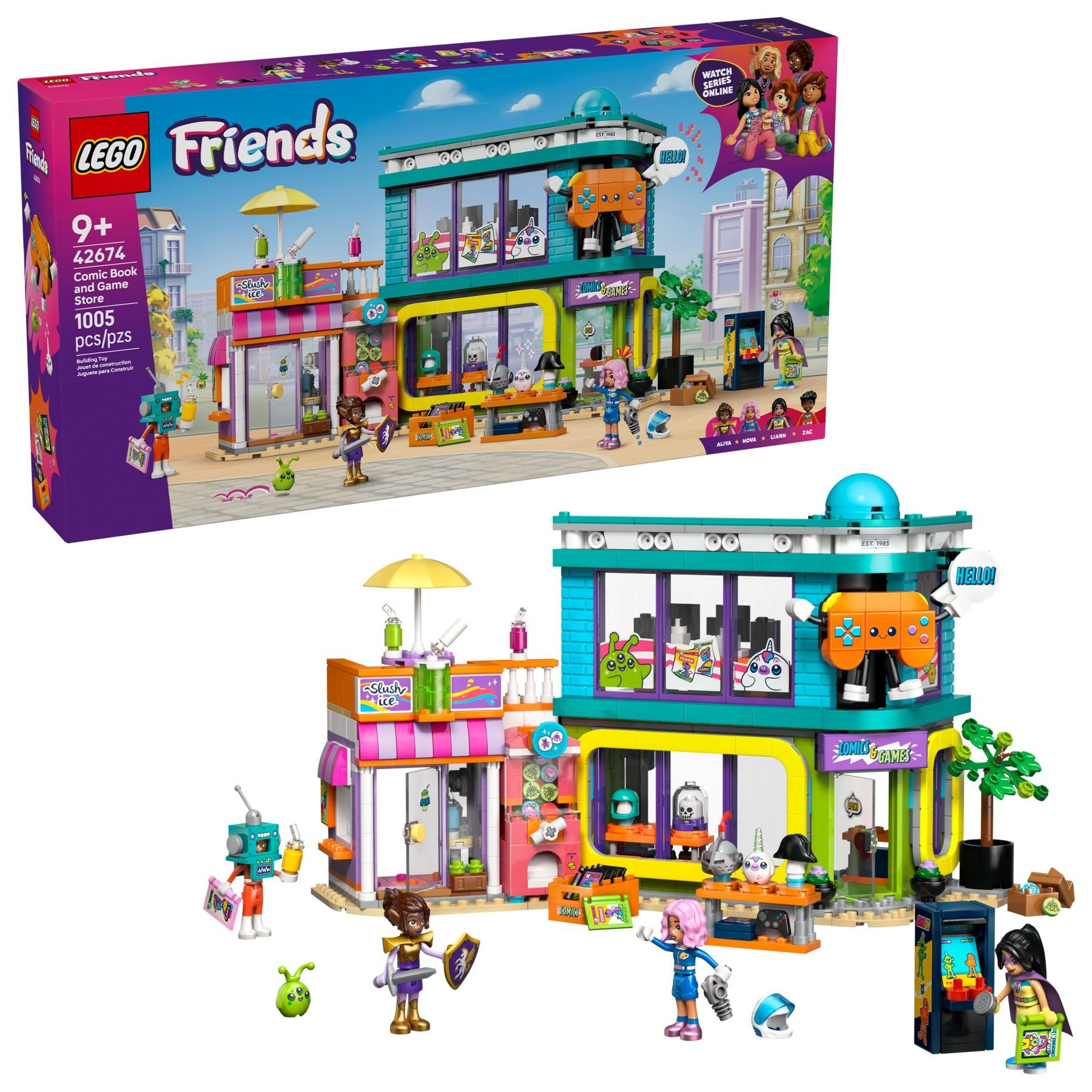 LEGO® Friends 42674 Comic- und Spieleladen