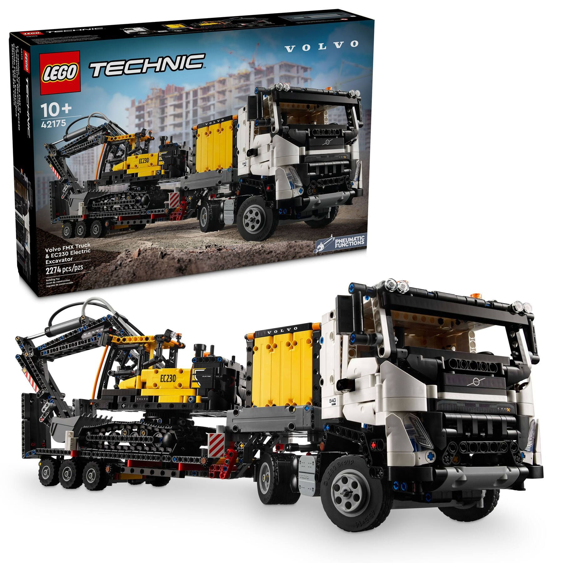 LEGO® Technic 42175 Volvo FMX LKW mit EC230 Electric Raupenbagger