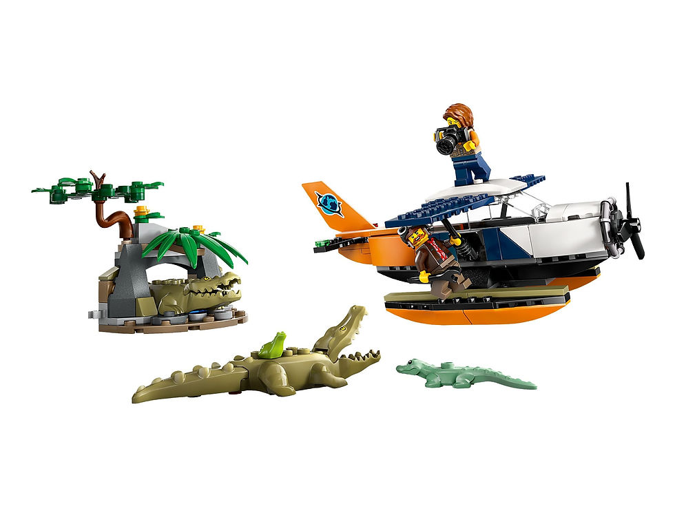 Miniaturbild: LEGO® City 60425 Dschungelforscher-Wasserflugzeug