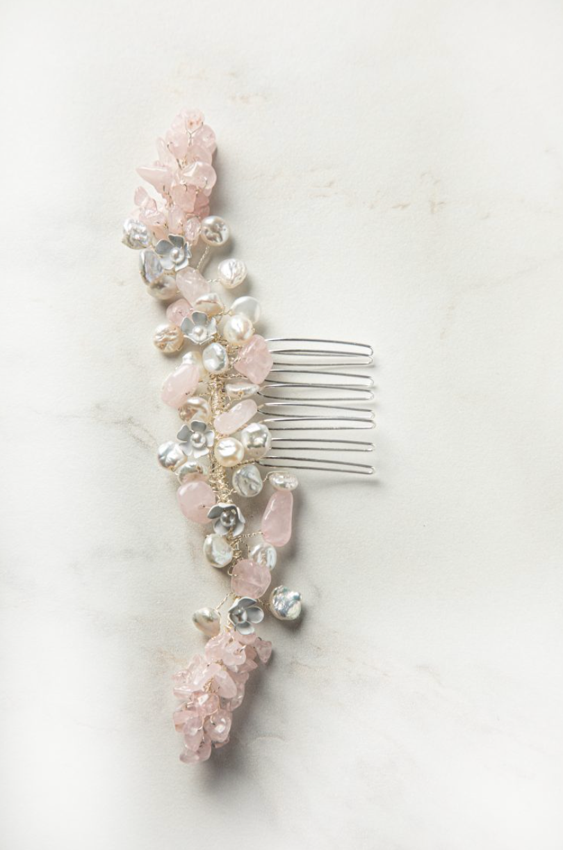 Thumbnail: Gaia Bohemian haircomb Silver