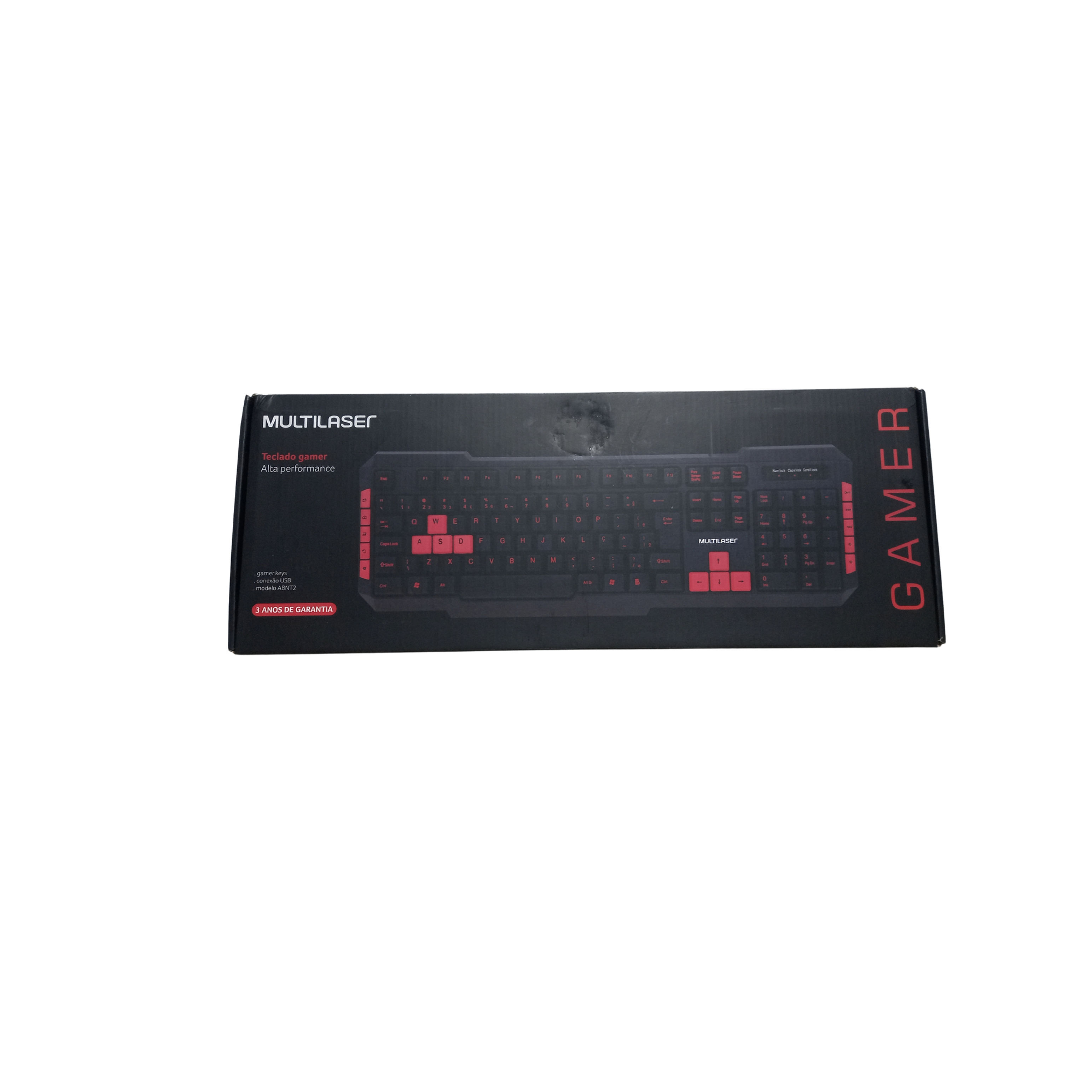 Teclado Gamer Com Hotkeys Multimidia Preto/vermelho - Tc160