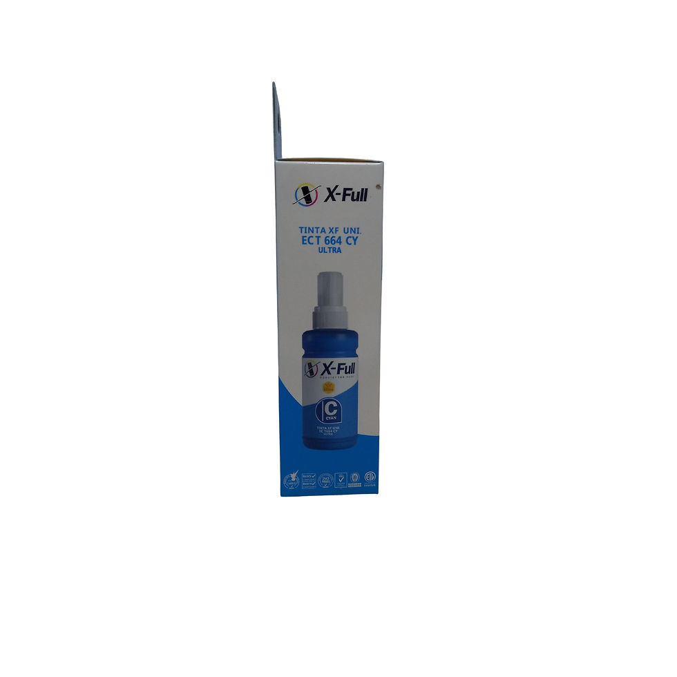 Miniatura: TINTA X-FULL COMPATIVEL T664  CORANTE CYAN
