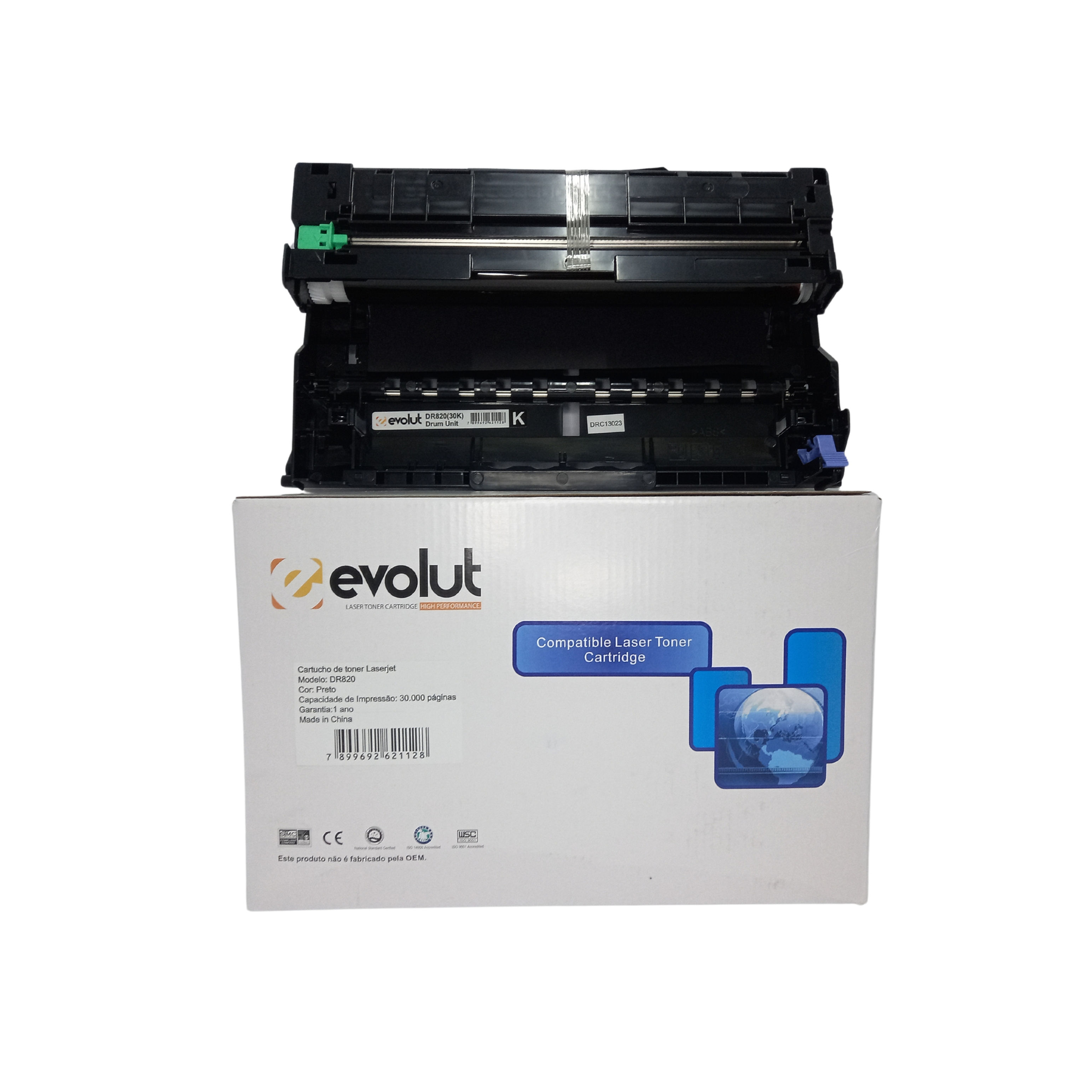 Fotocondutor Evolut Dr820 Compatível 708g.