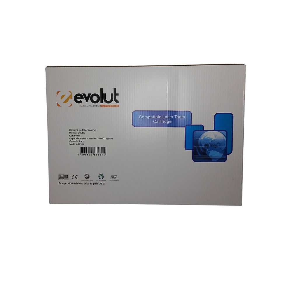 Miniatura: Toner Evolut D205e Compatível Com Chip 1378g