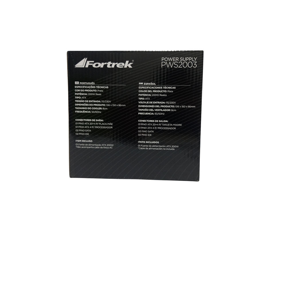 Miniatura: Fonte Atx 200w Real Power Supply Pws2003