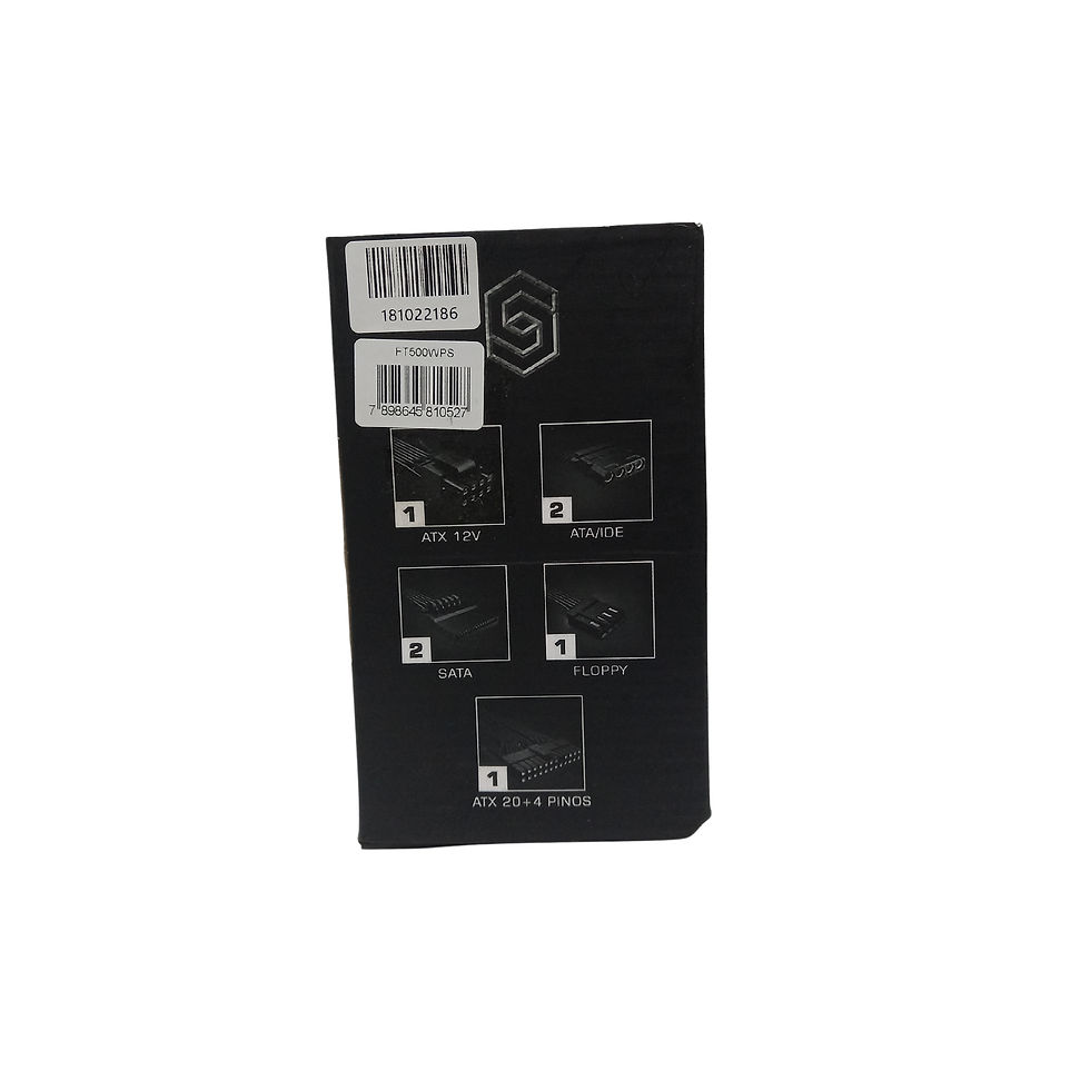 Miniatura: Fonte 500w Power Station Cor Preto 110V/220V