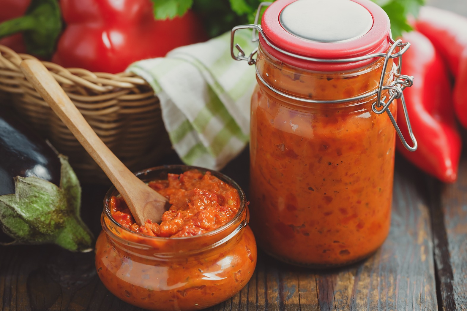 Arranged Food and Objects