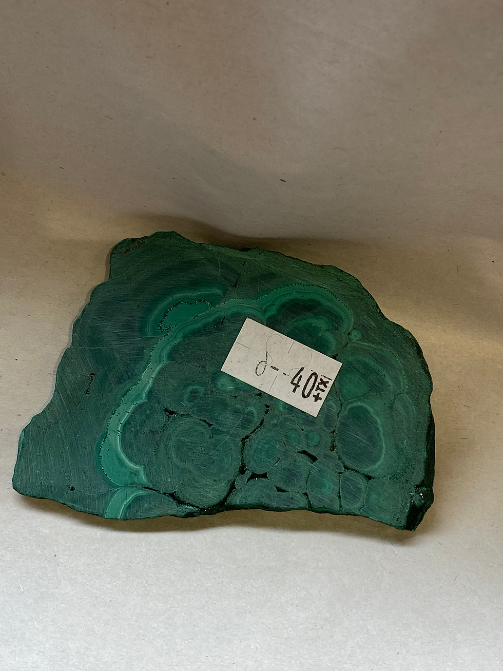 Thumbnail: Malachite Slice
