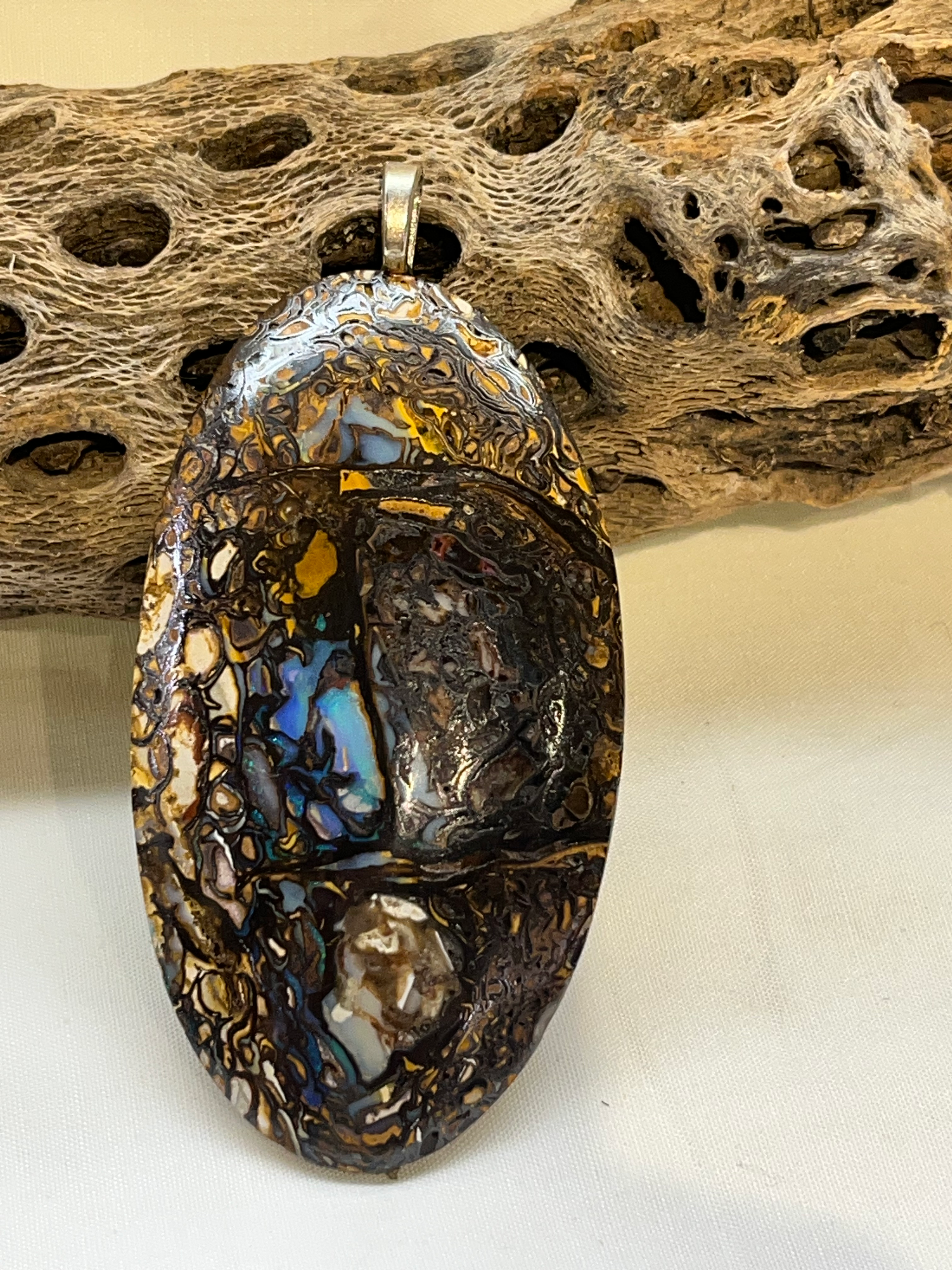 Boulder Opal Pendant
