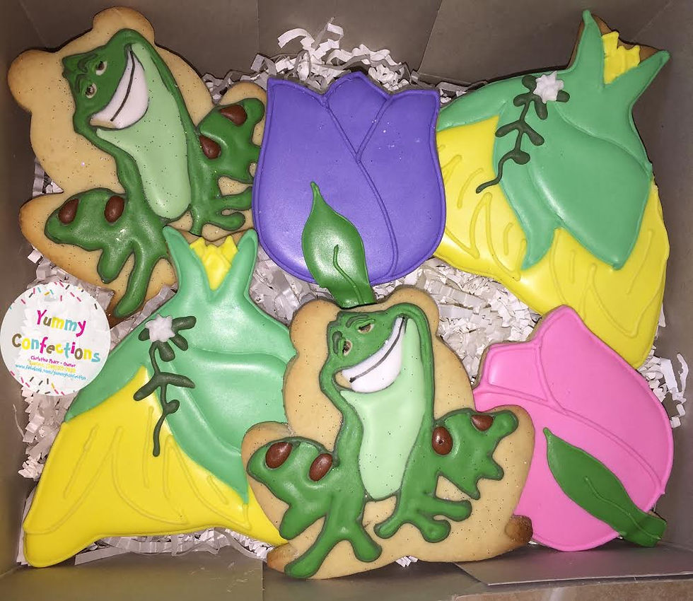 Princess and the Frog Cookies