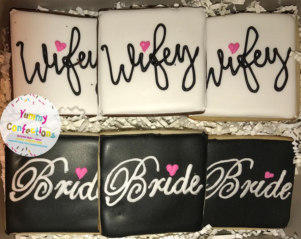 Wifey Bride Cookies