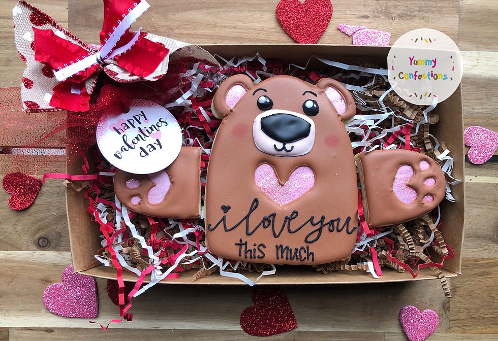 Snuggle Bear (3 Cookies)