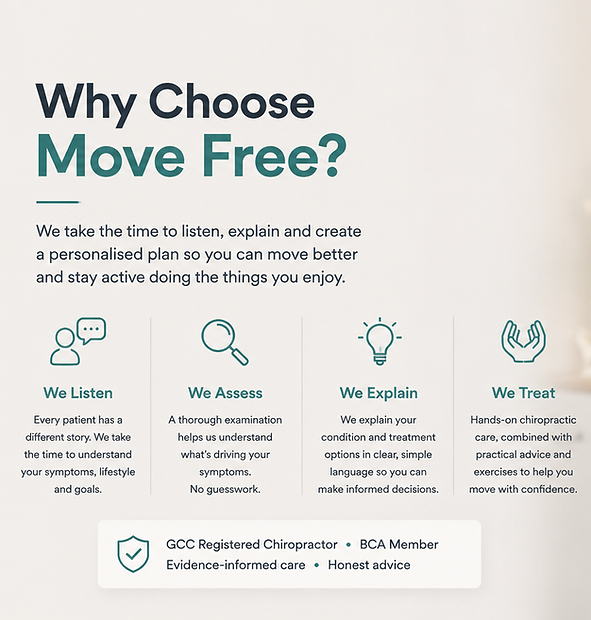 Krzys Klinowski, chiropractor at Move Free Pontypool