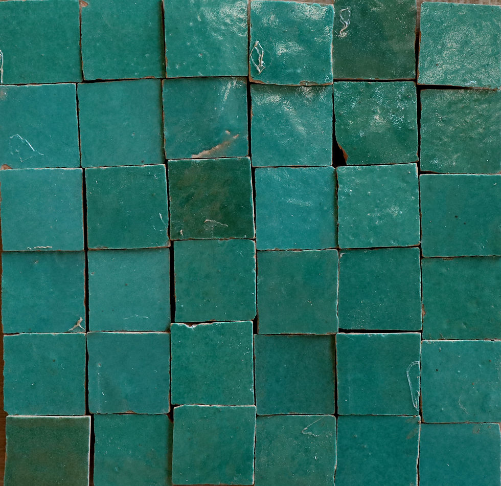Moroccan Zellige Ouarzazte Green
