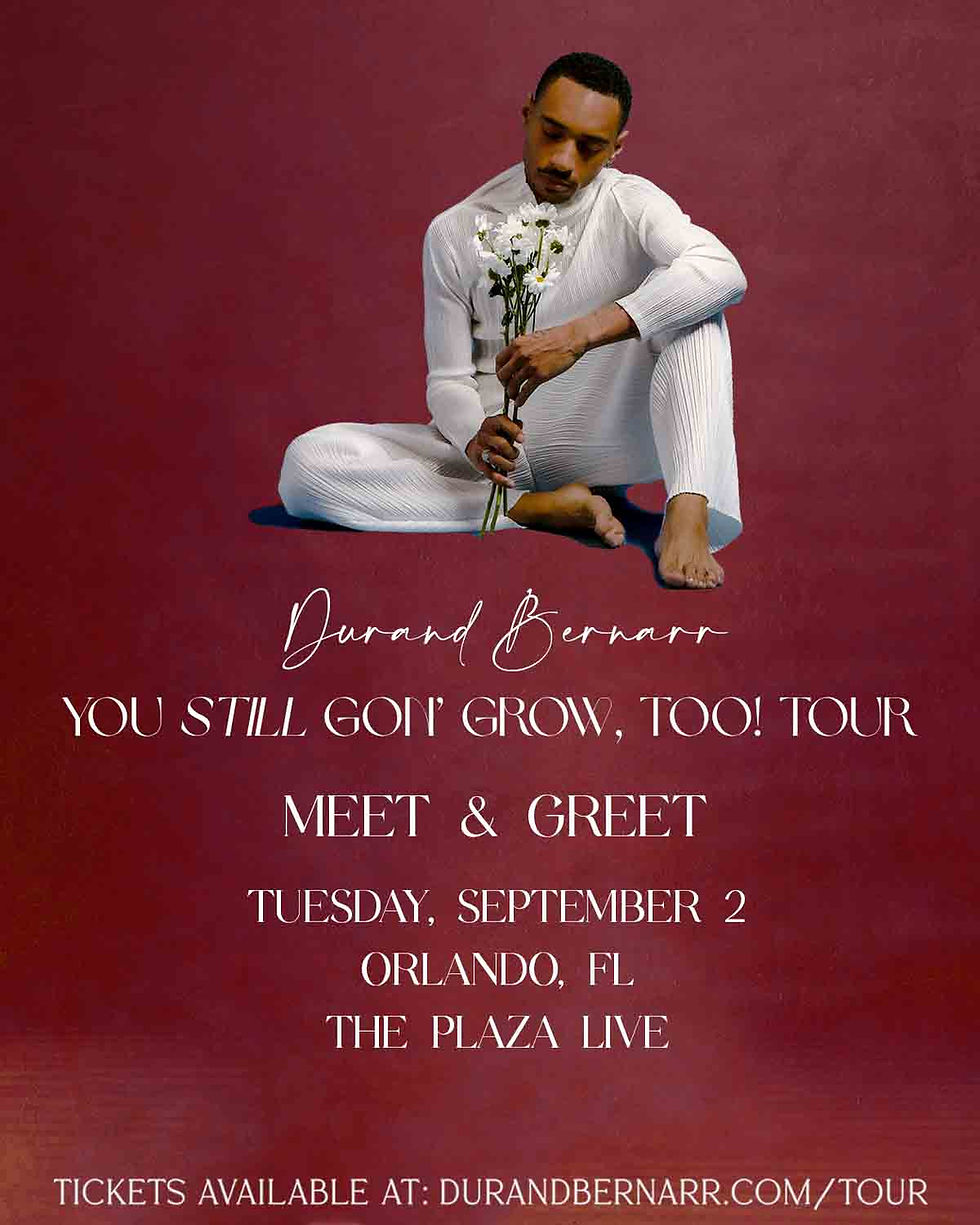 Meet & Greet w/ Durand Bernarr: Orlando, FL